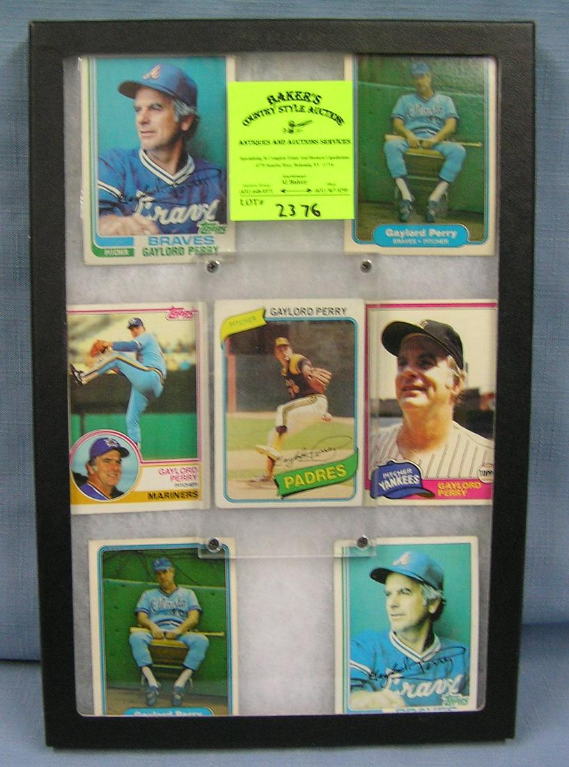 Vintage Topps Gaylord Perry baseball cards: Collection of vintage Topps Gaylord Perry baseball cards est. value $35.00-$50.00