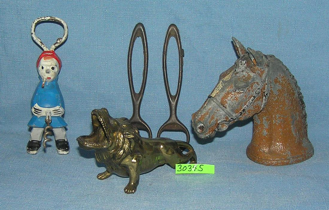Early Collection of figural bottle openers and more: Early Collection of figural bottle openers and more est. value $150.00-$200.00