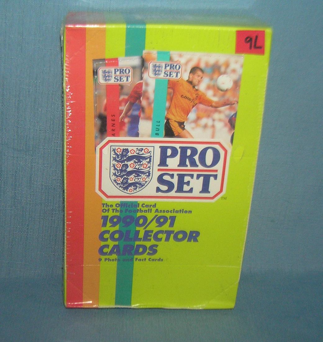Pro set soccer collector cards factory sealed box: Pro set soccer collector cards factory sealed box est. value $40.00-$45.00