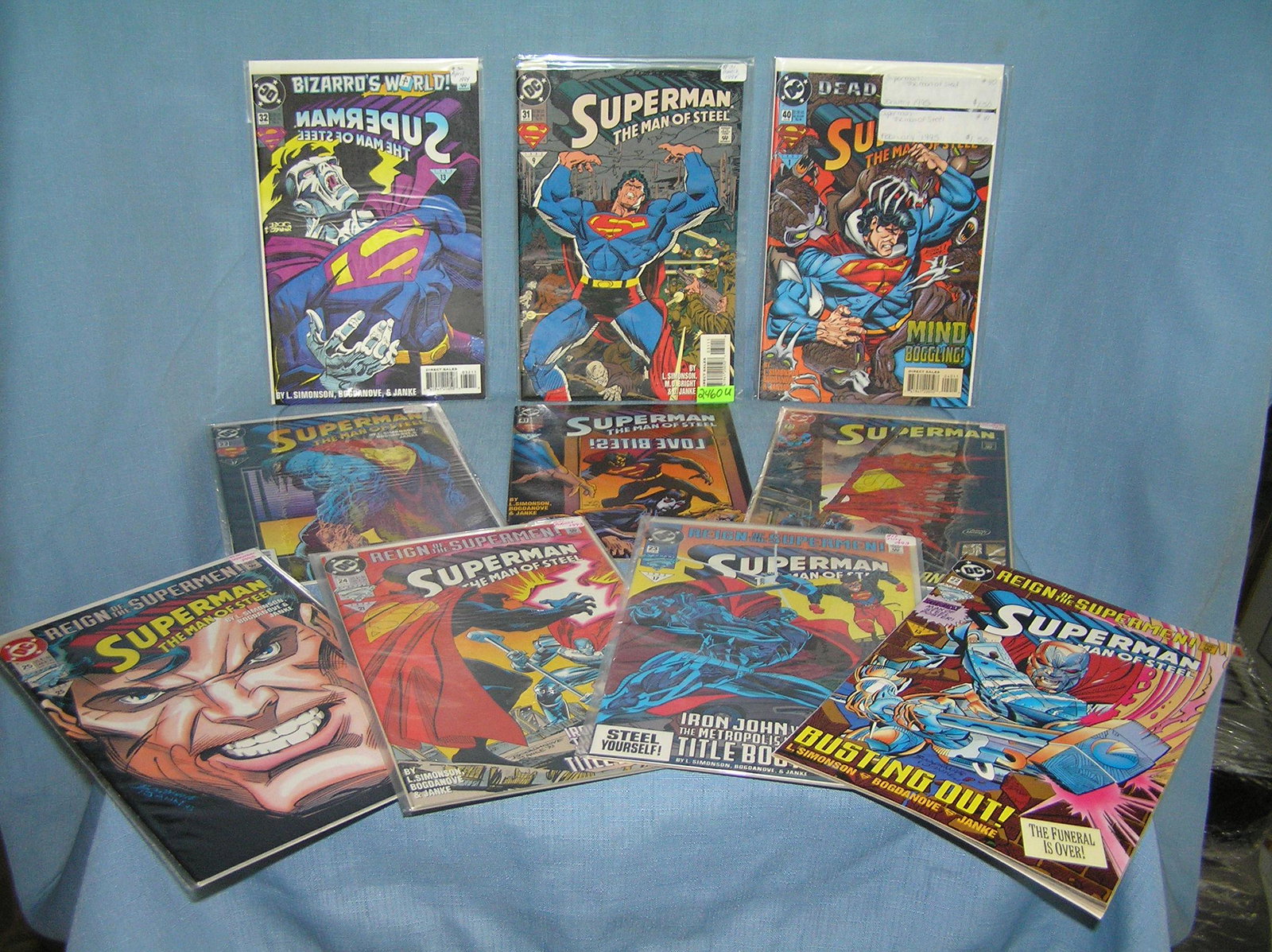 Collection of vintage Superman comic books: Collection of vintage Superman comic books est. value $40.00-$50.00