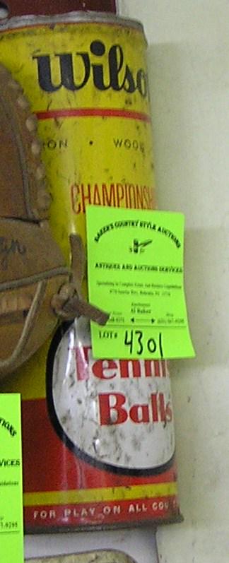Wilson sports championship tennis balls container: Vintage Wilson sports championship tennis balls metal container est. value $25.00-$35.00