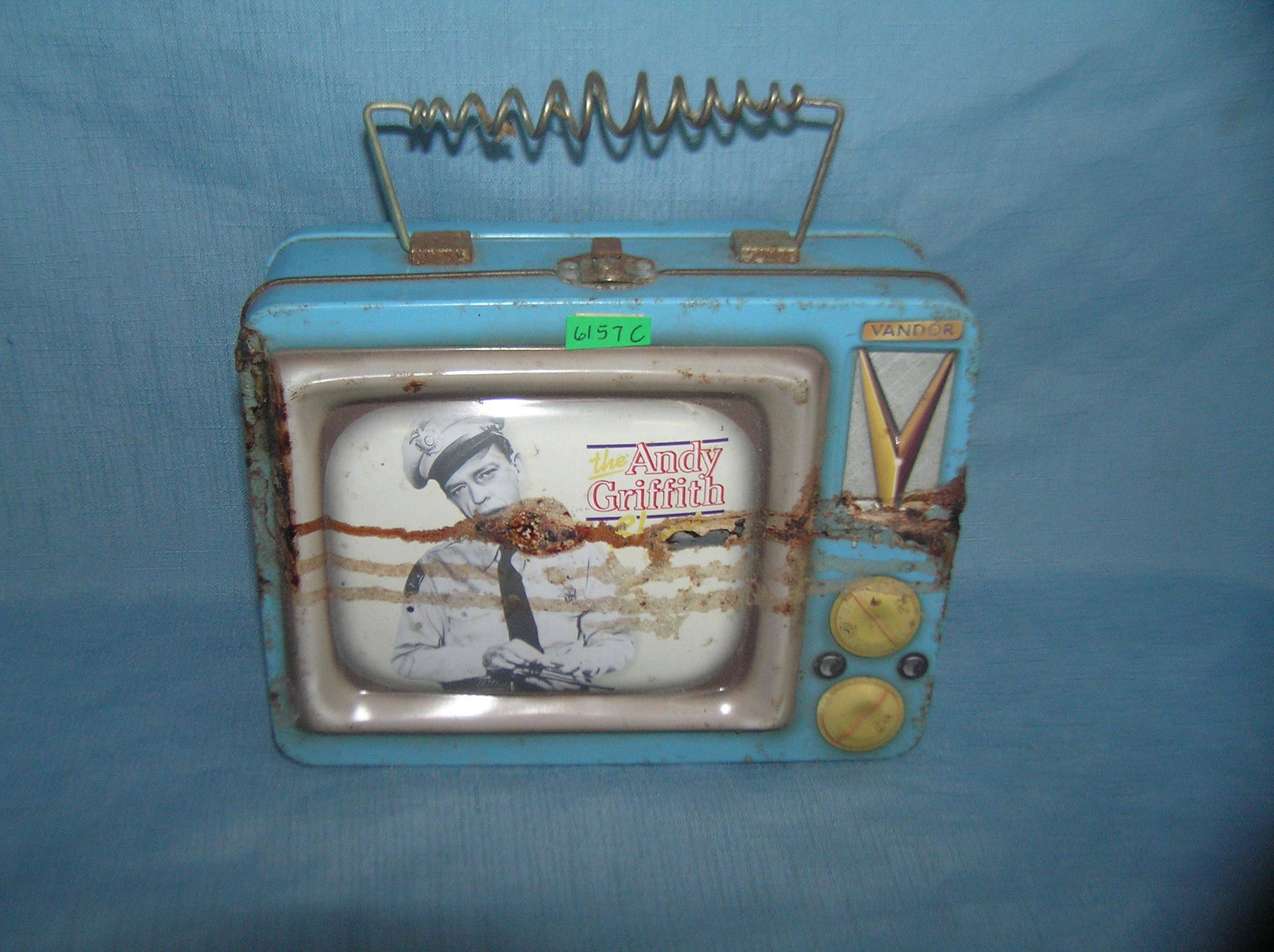Andy Griffith metal lunch box: Andy Griffith metal lunch box condition as found with some rust est. value $25.00-$30.00