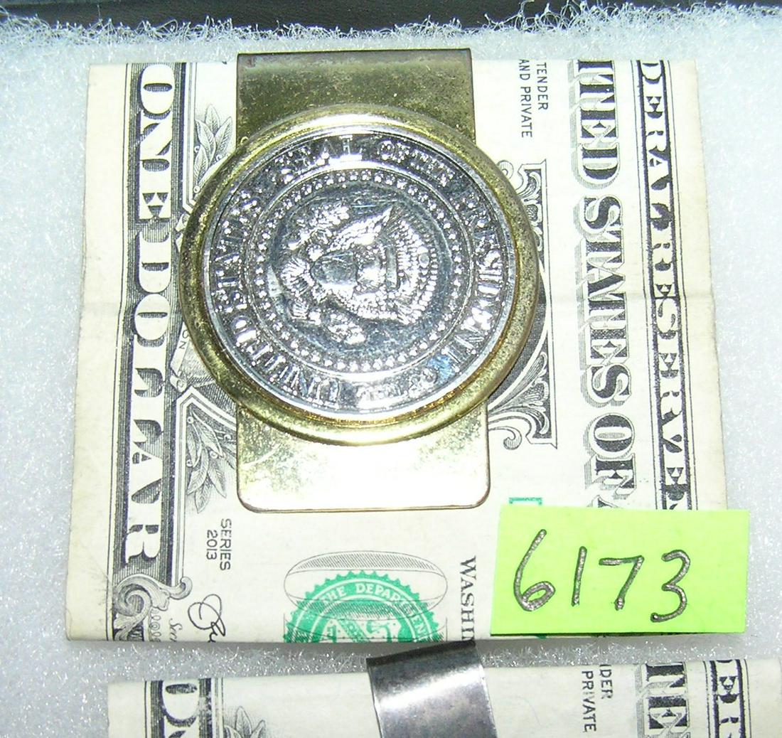 Coin decorated money clip: Coin decorated money clip est. value $30.00-$35.00