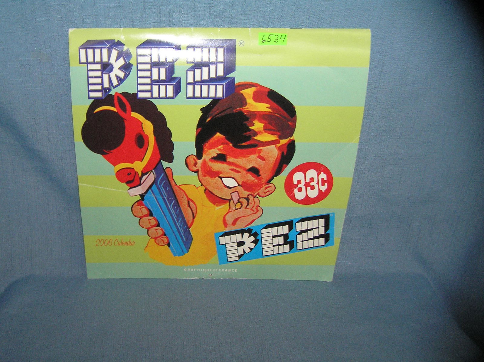 Vintage PEZ advertising calendar: Vintage PEZ advertising calendar est. value $25.00-$30.00