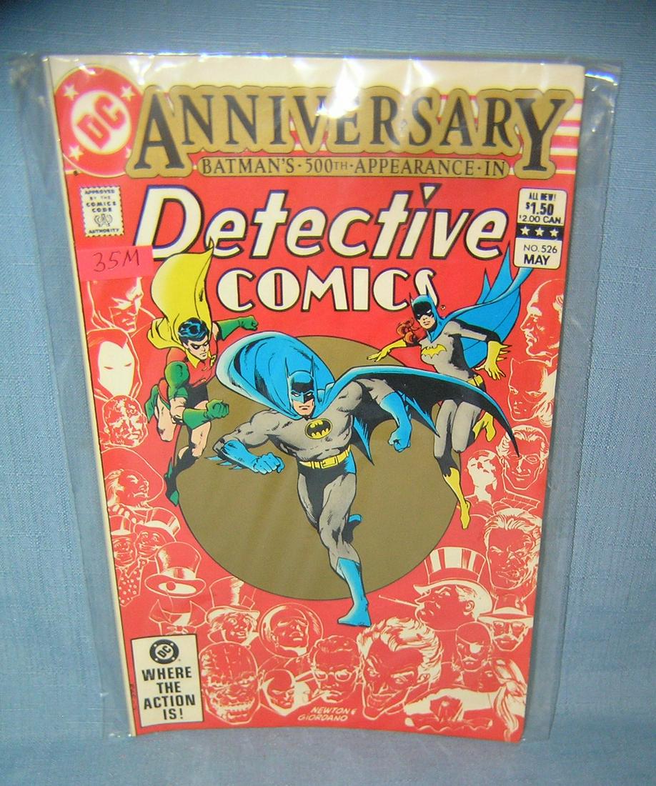 Detective Comics feat. Batman, Robin and Bat Girl: Vintage Detective Comics featuring Batman, Robin and Bat Girl giant sized anniversary issue mint old dealer store stock never distributed est. value $25.00-$30.00