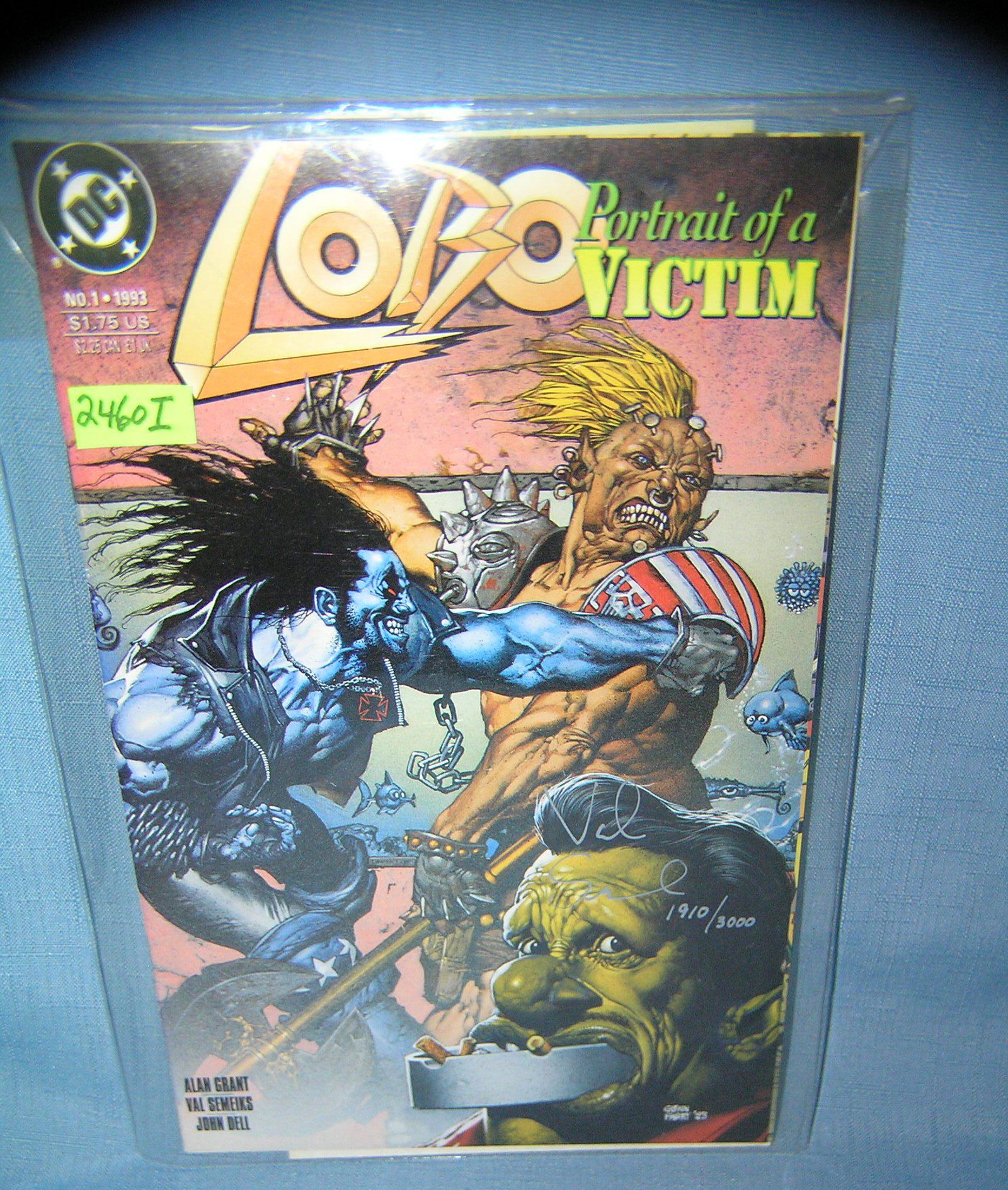 Lobo portrait of a victim volume 1: Lobo portrait of a victim volume 1 signed by val semeiks with COA est. value $40.00-$45.00