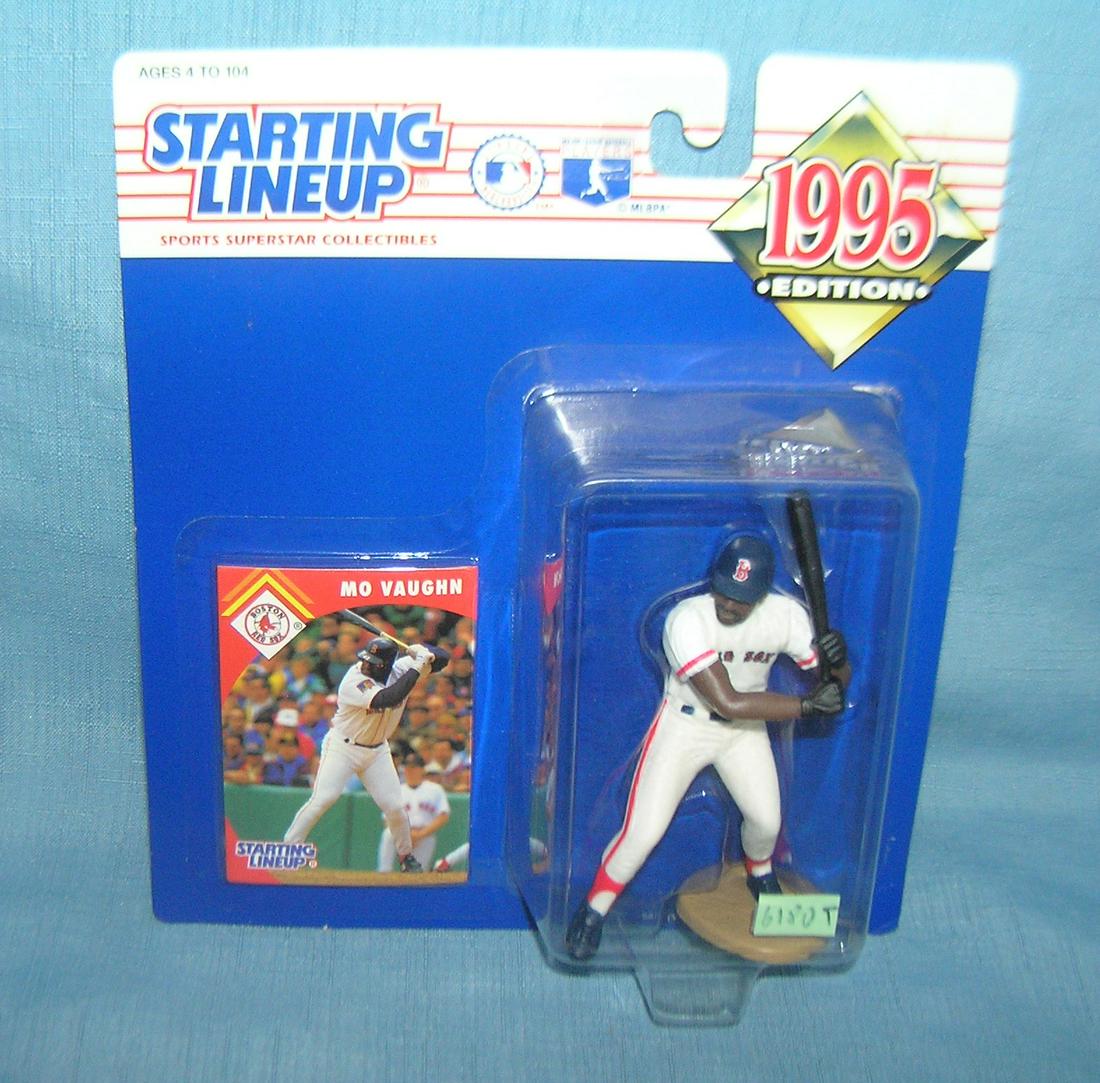 Mo Vaughn baseball sport figure and sport card: Mo Vaughn baseball sport figure and sport card mint on card est. value $25.00-$30.00