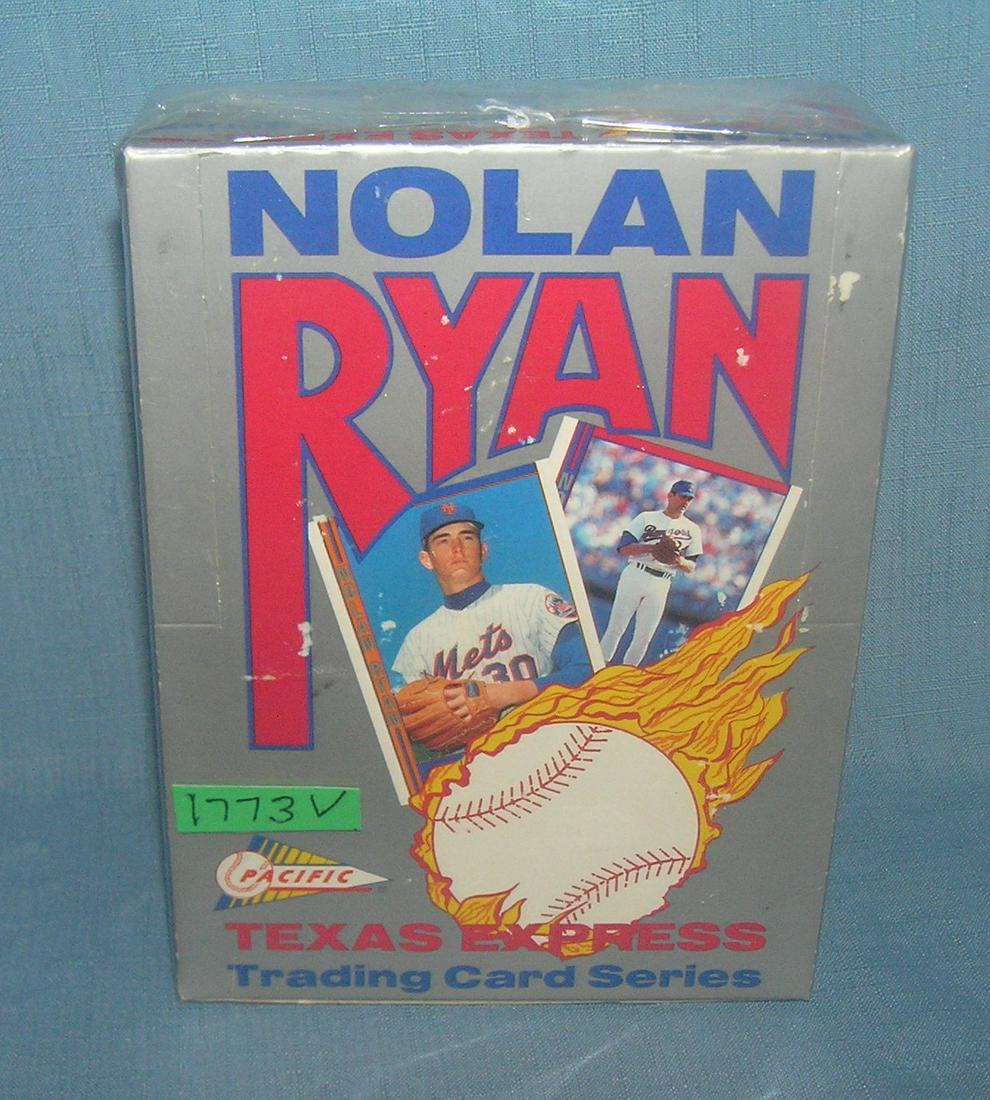 Nolan Ryan Texas Express factory packed 36 pack: Nolan Ryan Texas Express factory packed 36 pack baseball card box est. value $50.00-$60.00