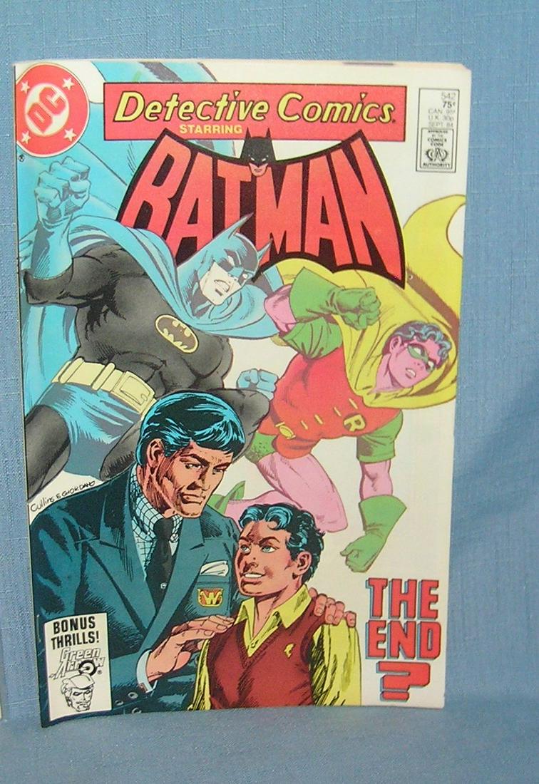 Vintage Batman comic book: Vintage Batman comic book mint old dealer store stock never distributed est. value $30.00-$35.00