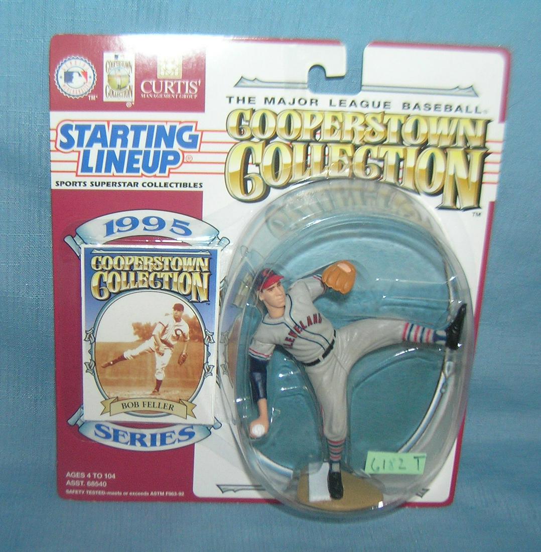 Bob Feller baseball sport figure and sports card: Bob Feller baseball sport figure and sports card mint on card est. value $25.00-$30.00