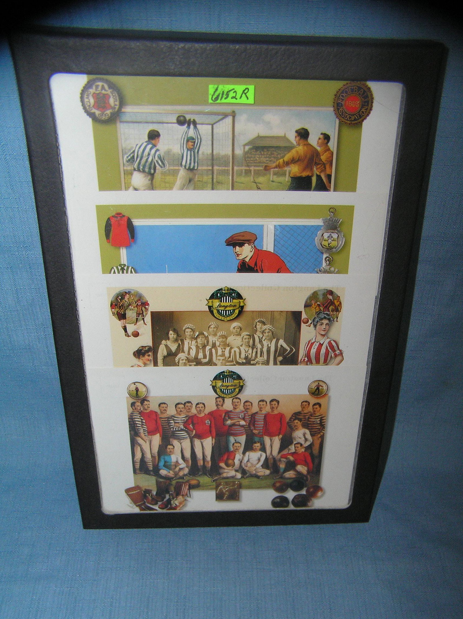 Group of vintage soccer themed post cards: Group of vintage soccer themed post cards est. value $25.00-$30.00
