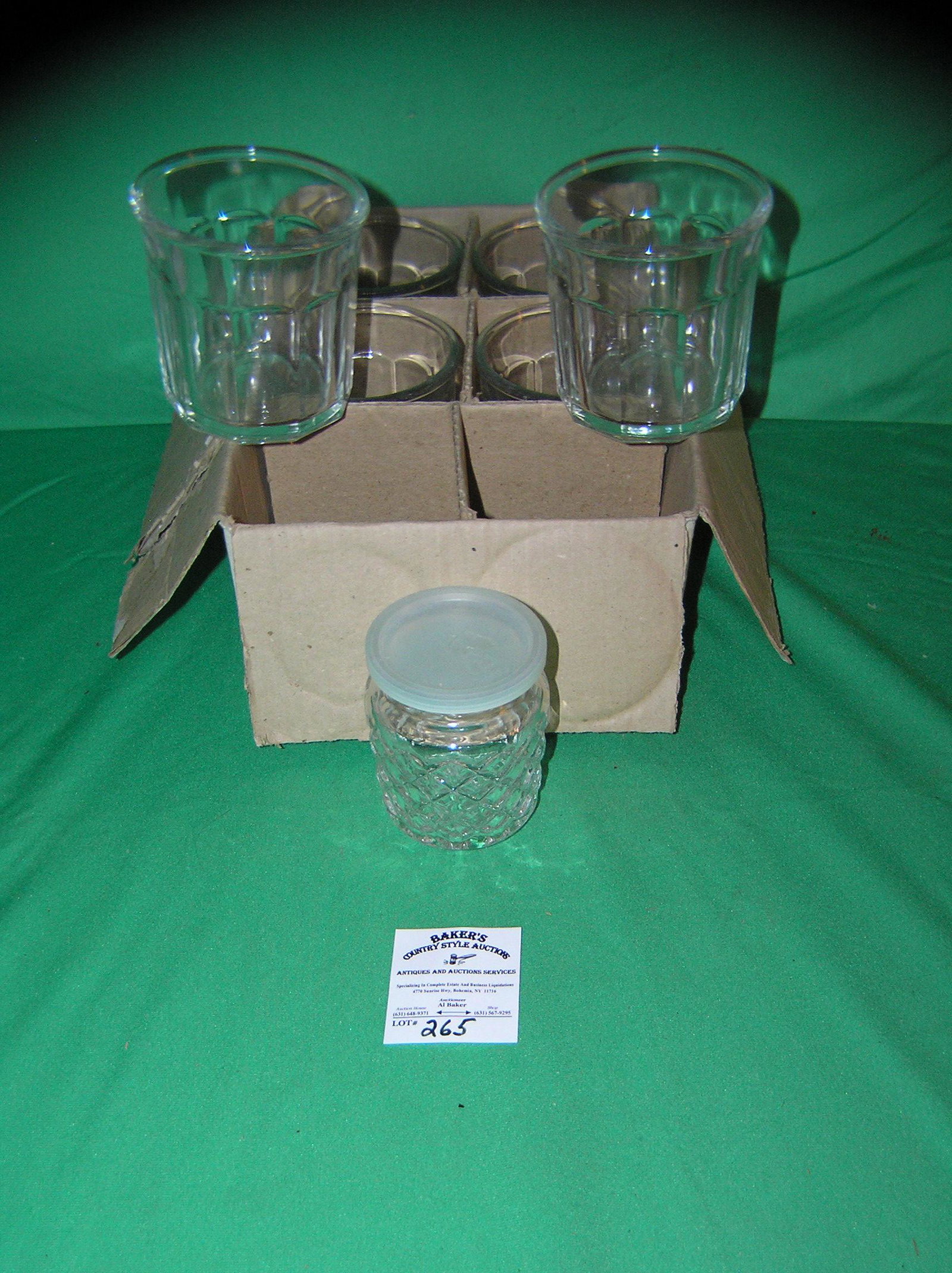 Box of vintage canning jars made in France: Box of vintage canning jars made in France est. value $25.00-$30.00