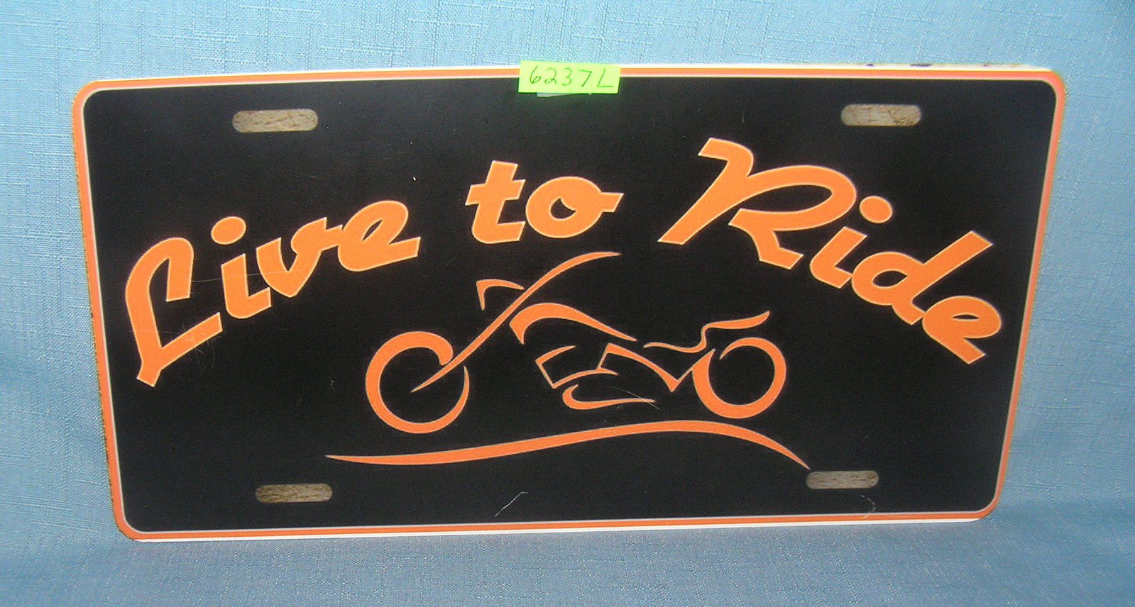 Harley Davidson License plate size retro style sign: Harley Davidson live to ride License plate size retro style sign est. value $25.00-$30.00