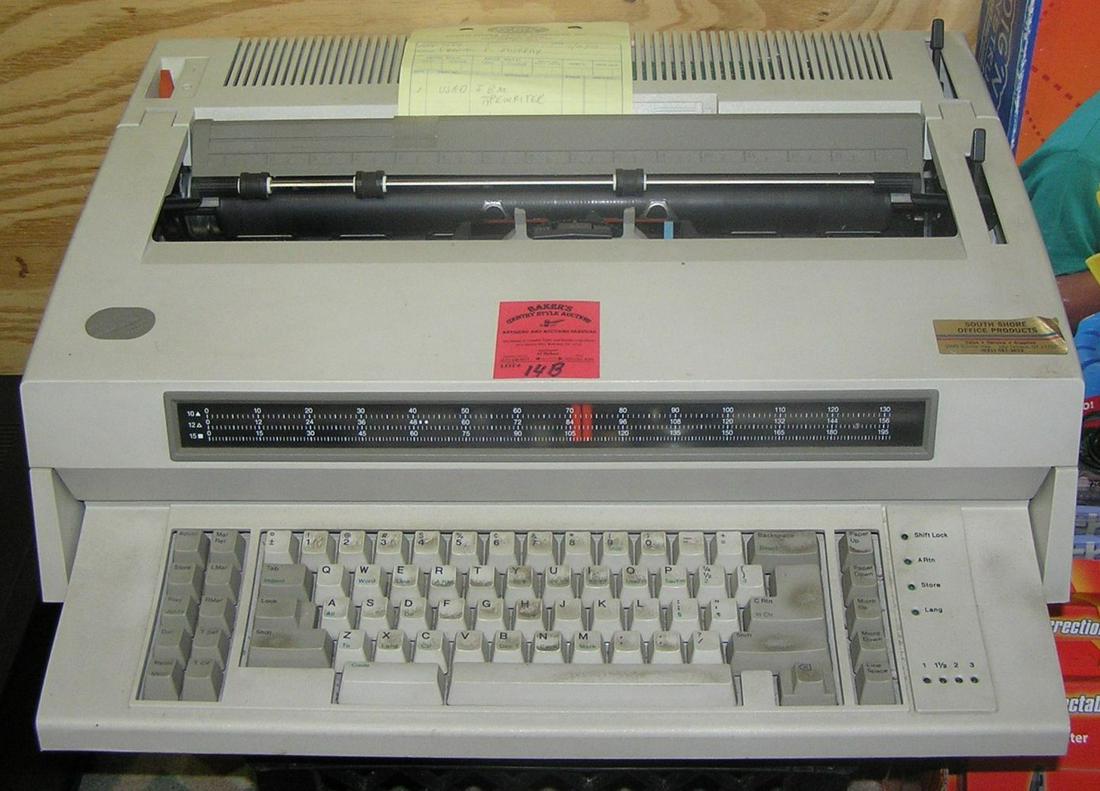 IBM wheel writer 6 series 2 electric typewriter: IBM wheel writer 6 series 2 electric typewriter est. value $350.00-$400.00