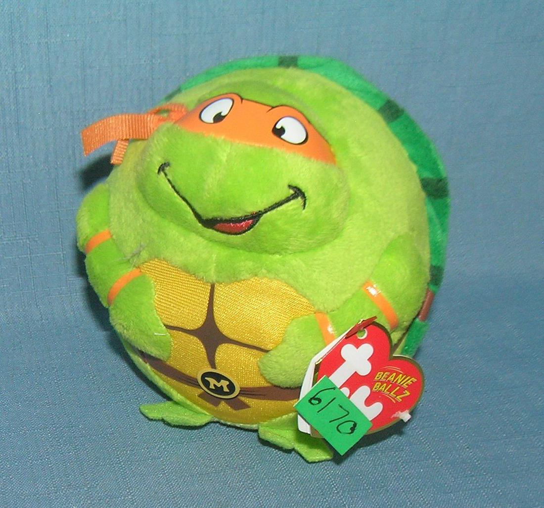 Vintage Ninja Turtle Michaelangelo Beanie Baby toy: Vintage Ninja Turtle Michaelangelo Beanie Baby toy est. value $25.00-$30.00