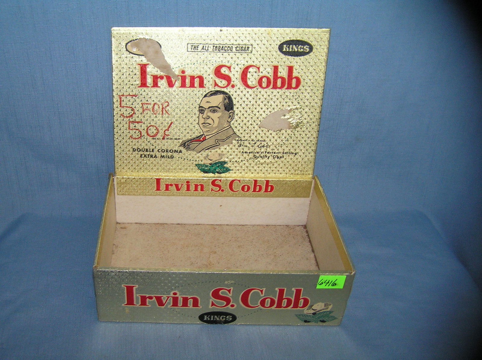Early cigar box: Early cigar box est. value $25.00-$30.00