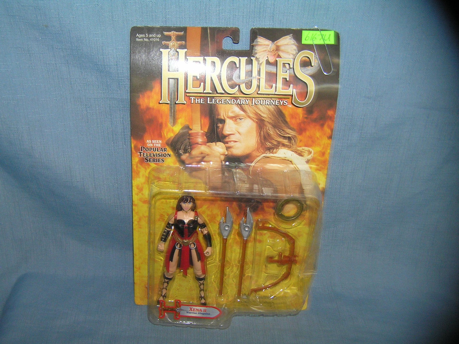 Vintage Hercules Xena II action figure mint on card: Vintage Hercules Xena II action figure mint on card est. value $25.00-$30.00