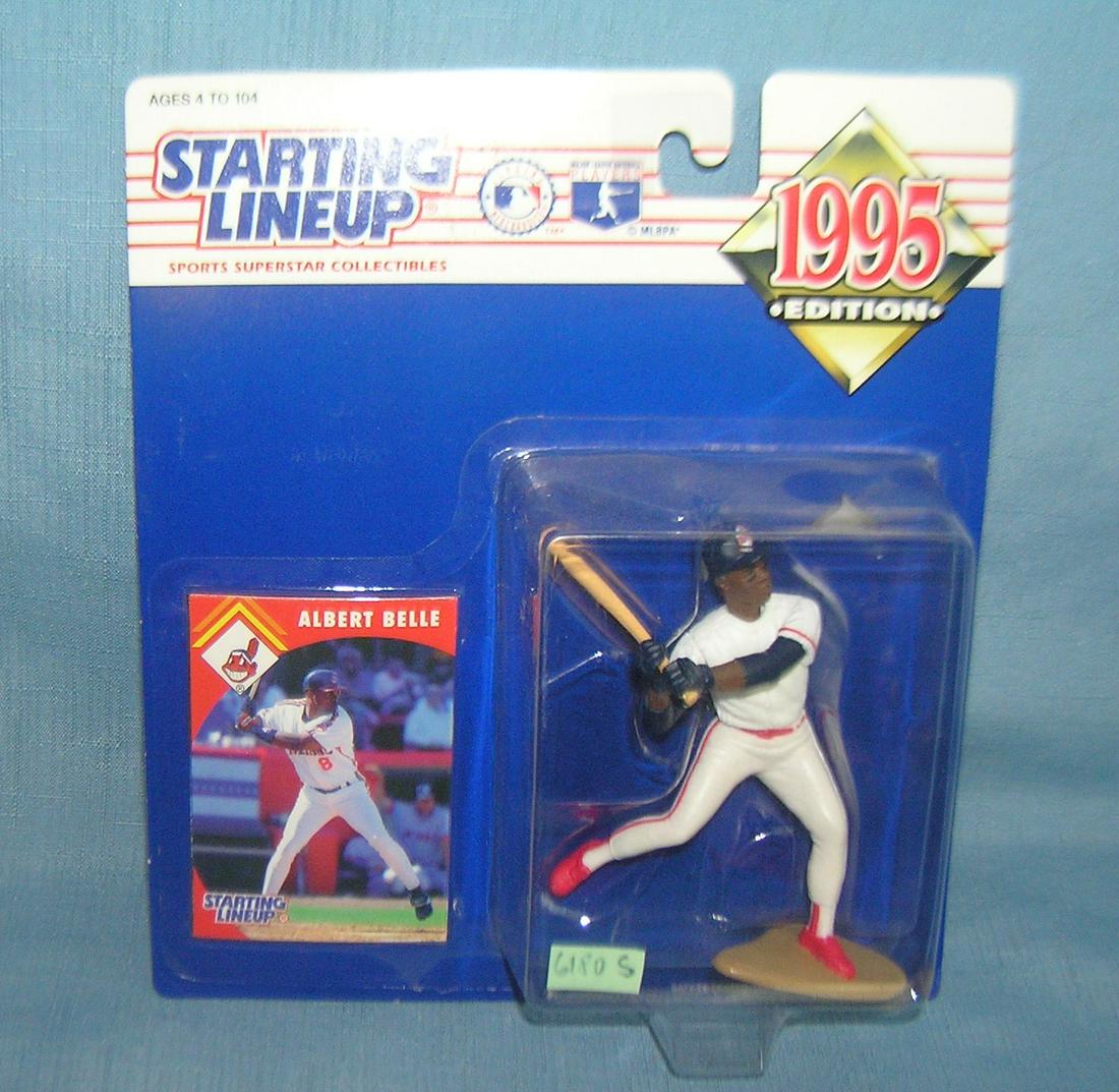 Albert Belle baseball sport figure and sport card: Albert Belle baseball sport figure and sport card mint on card est. value $25.00-$30.00