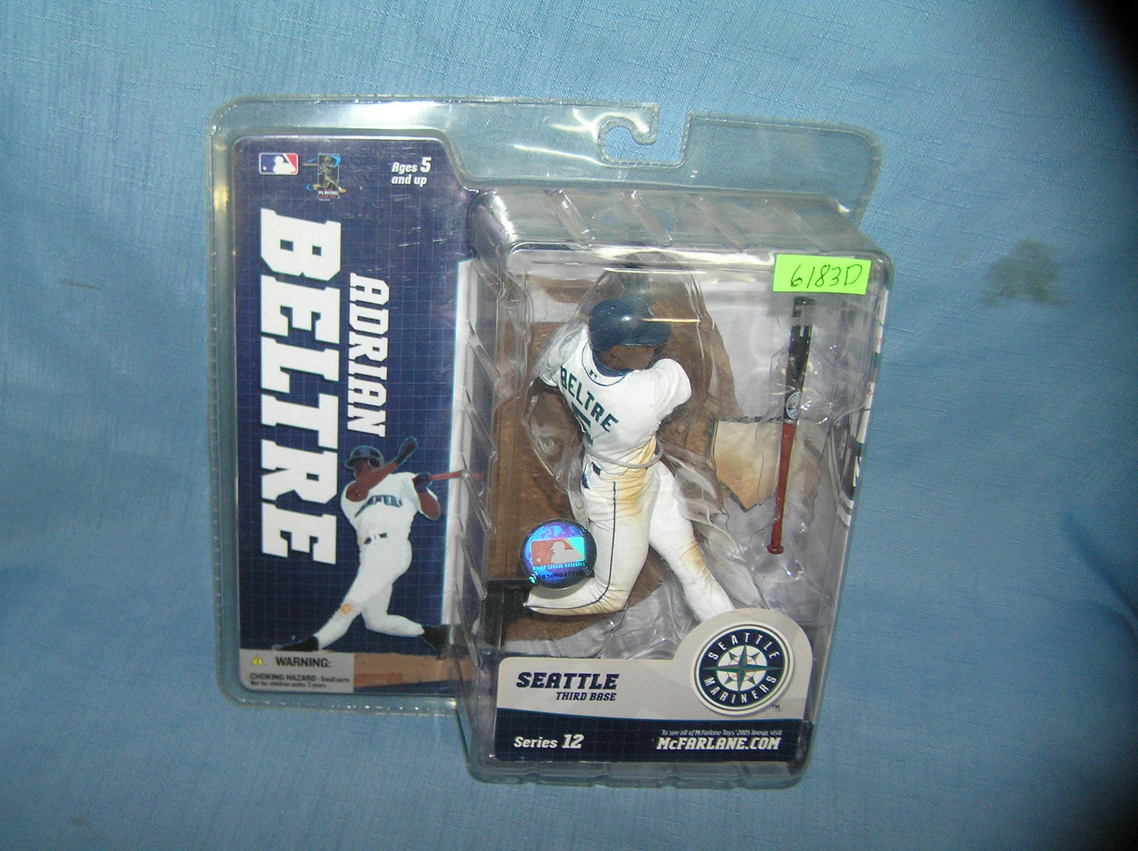 Adrian Beltre baseball sports figure mint on card: Vintage Adrian Beltre baseball sports figure mint on card est. value $30.00-$35.00