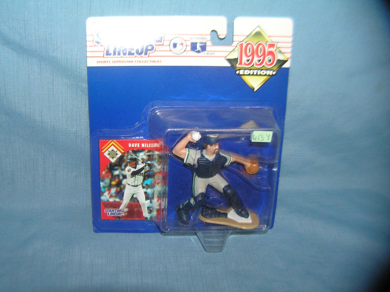 Dave Nilsson baseball sport figure and sports card: Dave Nilsson baseball sport figure and sports card mint on card est. value $25.00-$30.00