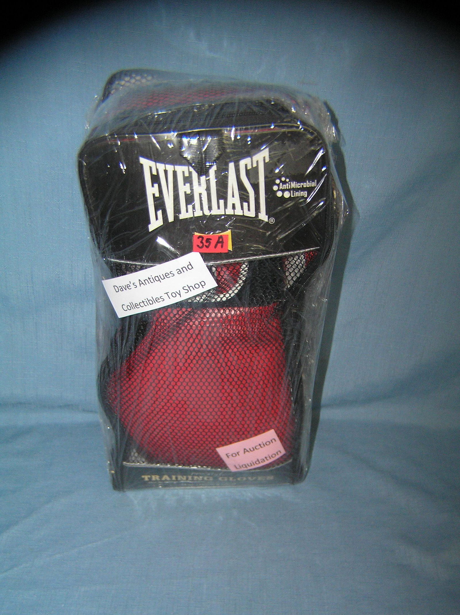 Moving and Storage Company mystery lot marked Dave's: Moving and Storage Company mystery lot marked Dave's Antiques and Collectibles Everlast leather boxing gloves new in package part of a moving and storage company seized or unclaimed merchandise group
