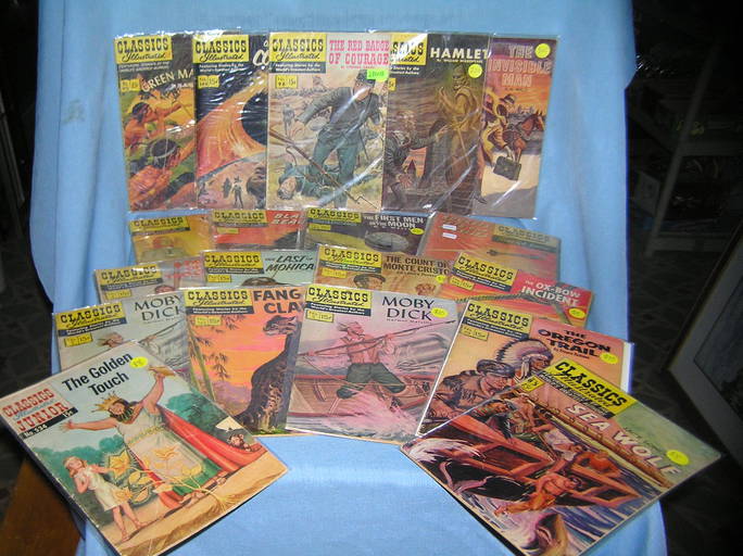 Collection of Classic's Illustrated comic books Oct 19, 2021 Baker