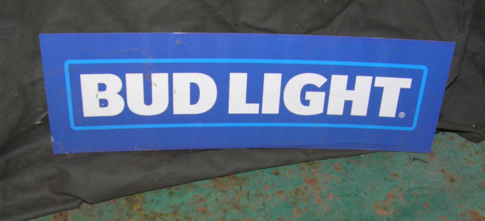 Modern bud Light sign: Modern bud Light sign est. value $20.00-$25.00