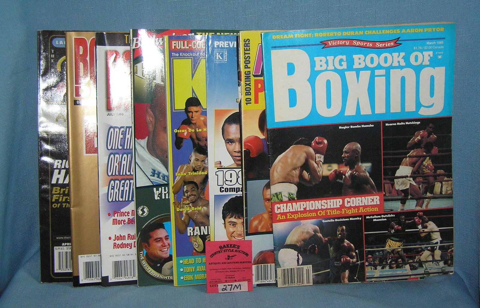 Collection of vintage boxing magazines: Collection of vintage boxing magazines est. value $25.00-$35.00