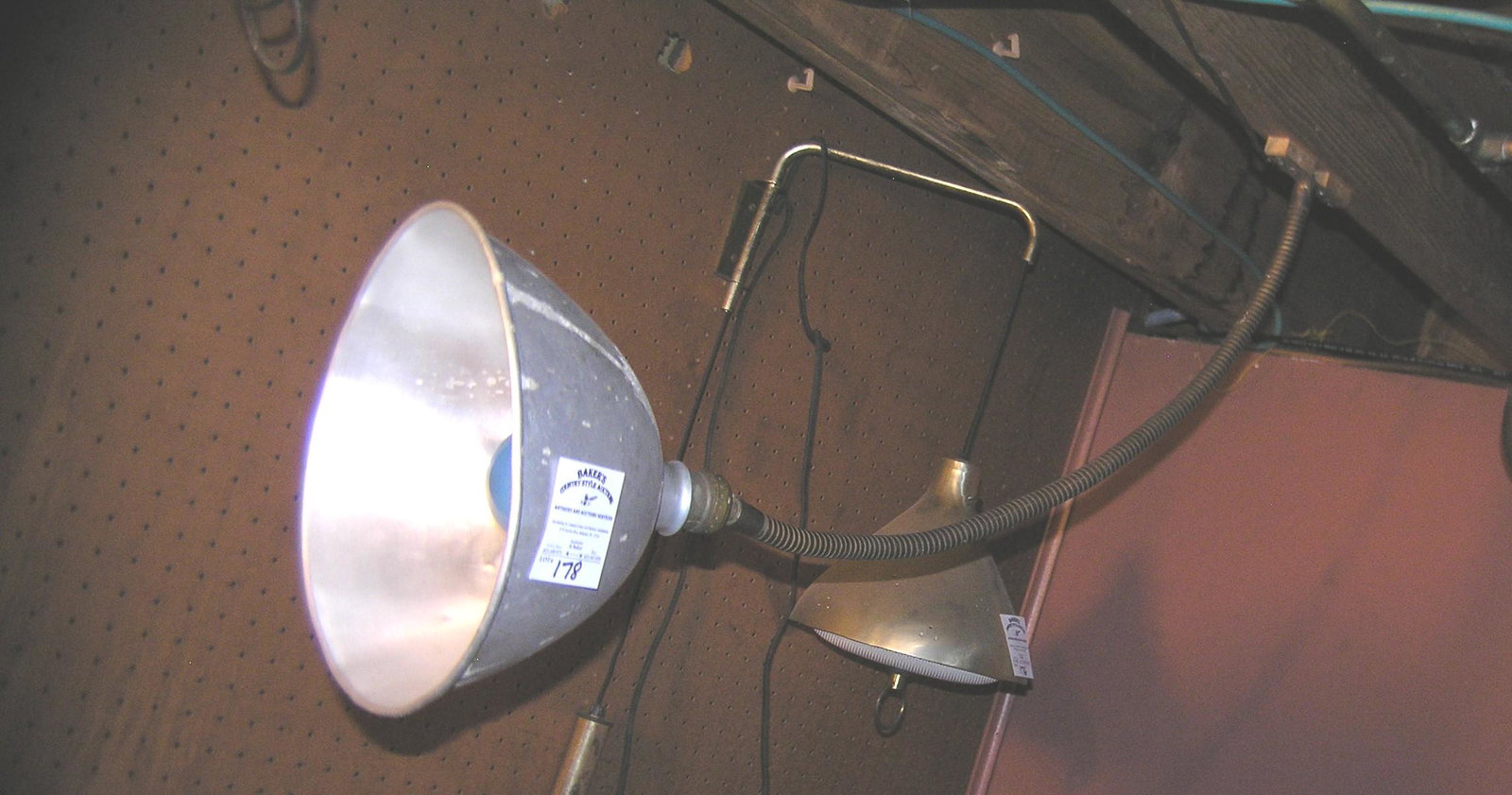 Industrial wall or ceiling fixture: Industrial wall or ceiling fixture est. value $65.00-$75.00