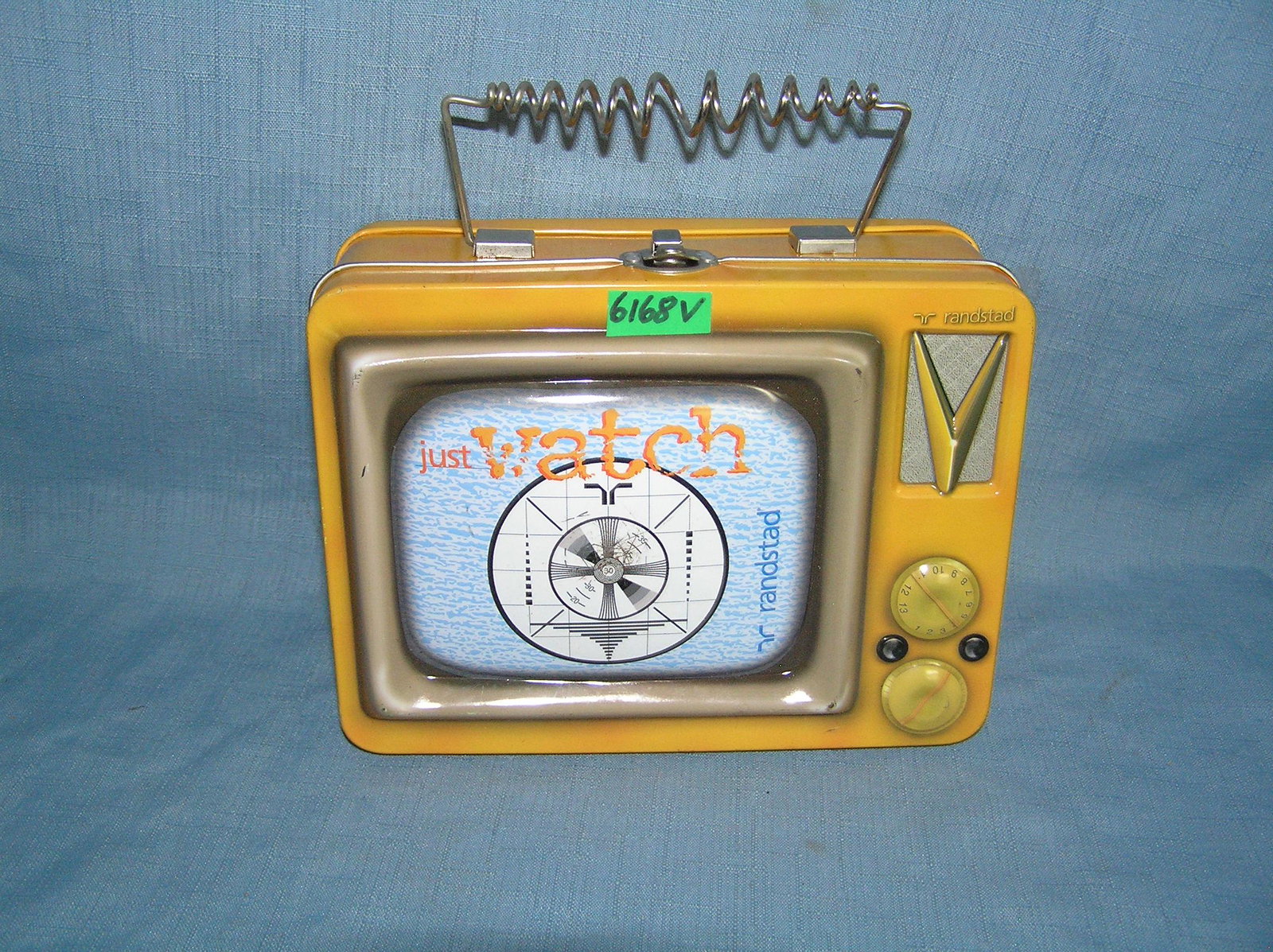 Retro tin advertising lunch box: Retro tin advertising lunch box est. value $25.00-$30.00