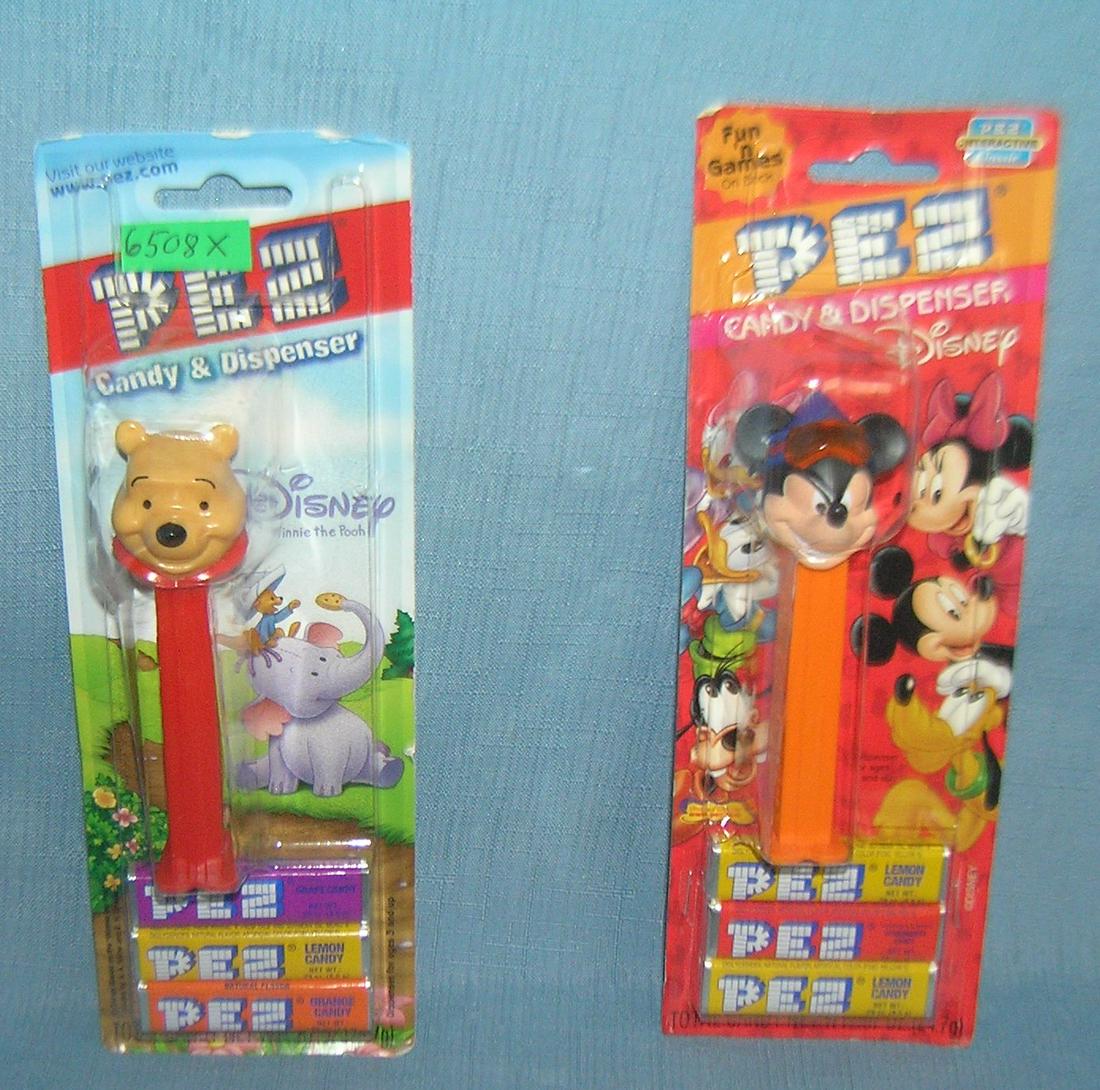 Pair of vintage PEZ Candy containers: Pair of vintage PEZ Candy containers est. value $25.00-$30.00
