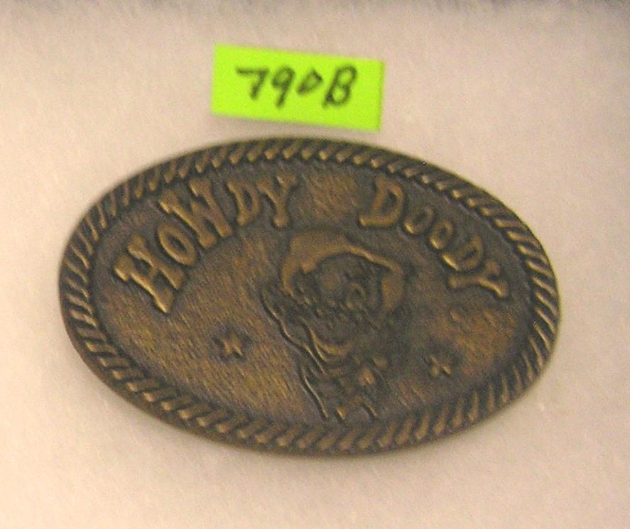 Vintage Howdy Doody brass belt buckle: Vintage Howdy Doody brass belt buckle est. value $40.00-$50.00