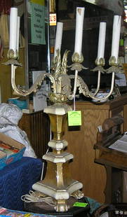 Antique candelabra: Antique candelabra est. value $150.00-$200.00