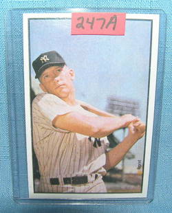 Mickey Mantle Bowman reprint Baseball card: Mickey Mantle Bowman reprint Baseball card