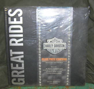 Harley Davidson Great Rides deluxe scrap book: Harley Davidson Great Rides deluxe scrap book est. value $40.00-$50.00