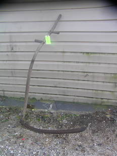 Antique scythe circa 1880: Antique scythe circa 1880 est. value $80.00-$100.00