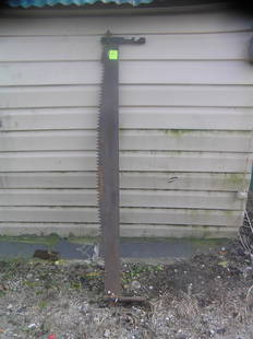 Antique 2 man tree saw circa 1920's: Antique 2 man tree saw circa 1920's est. value $75.00-$80.00