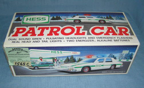Vintage Hess Patrol Car with original box: Vintage Hess Patrol Car with original box est. value $50-$65
