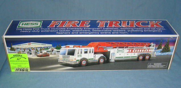 Vintage Hess Fire Truck scarcer Toy: Vintage Hess Fire Truck scarcer Toy est. value $60-$70