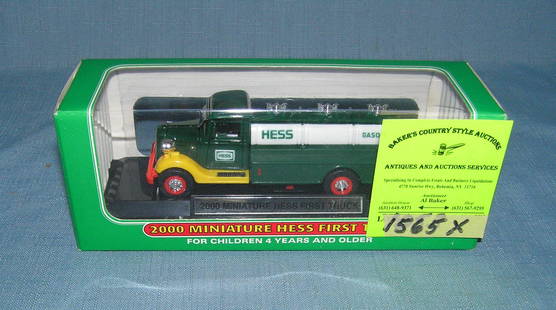 Vintage Hess mini 1st Toy Truck: Vintage Hess mini 1st Toy Truck est. value $25-$30