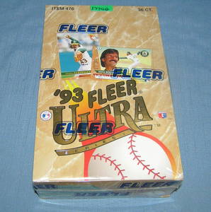 Fleer Factory sealed box of baseball cards