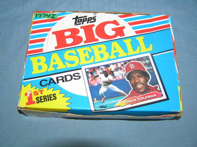 Topps Big Baseball 36 pack box of baseball cards