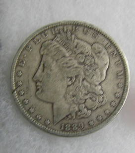 1889 Morgan silver dollar very good condition: 1889 Morgan silver dollar very good condition est. value $65.00-$75.00