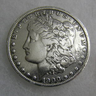 1900-O Morgan silver dollar very fine condition: 1900-O Morgan silver dollar very fine condition est. value $150.00-$200.00