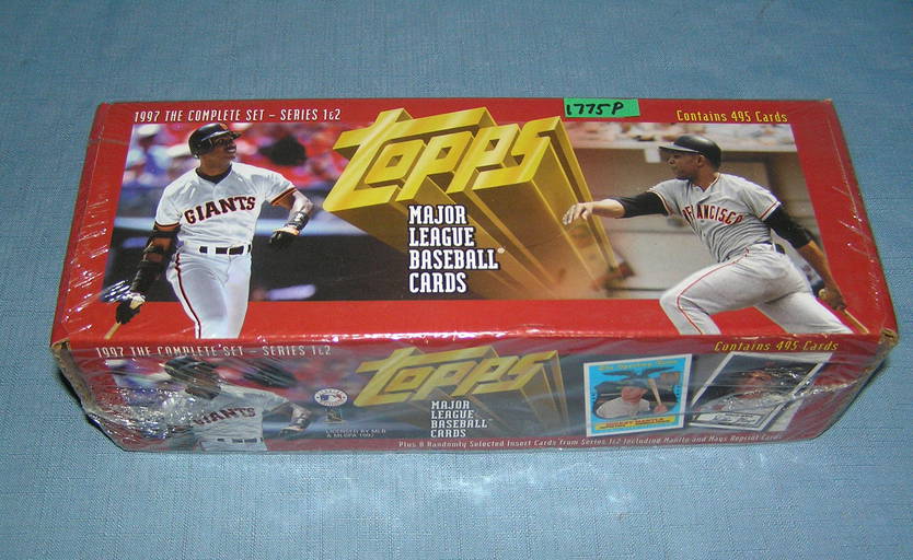 Topps factory sealed complete set of baseball cards (1775P) on Jun 01