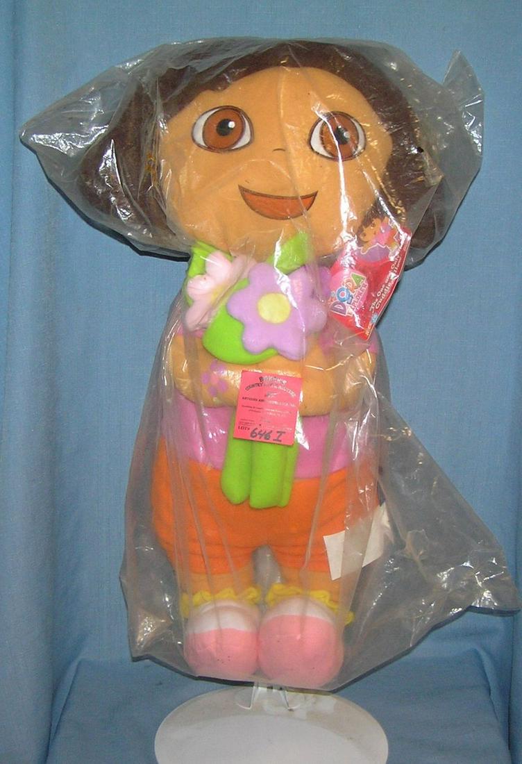 Vintage 24 inch Dora the Explorer doll: Vintage 24 inch Dora the Explorer "The one and only Cuddle Pillow" doll with original tags, still sealed in the original bag est. value $35.00-$45.00