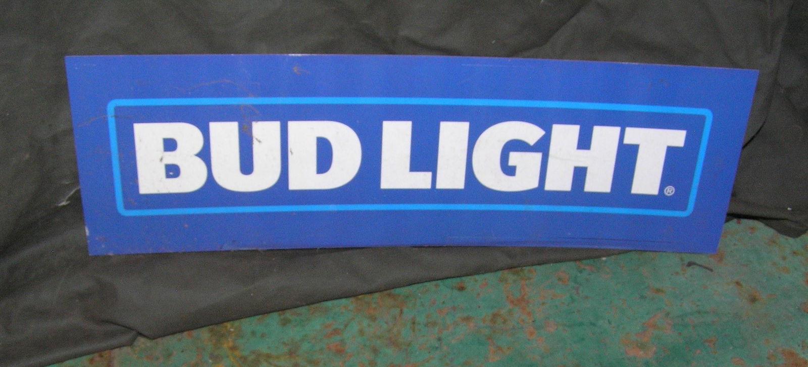 Modern bud Light sign: Modern bud Light sign est. value $20.00-$25.00
