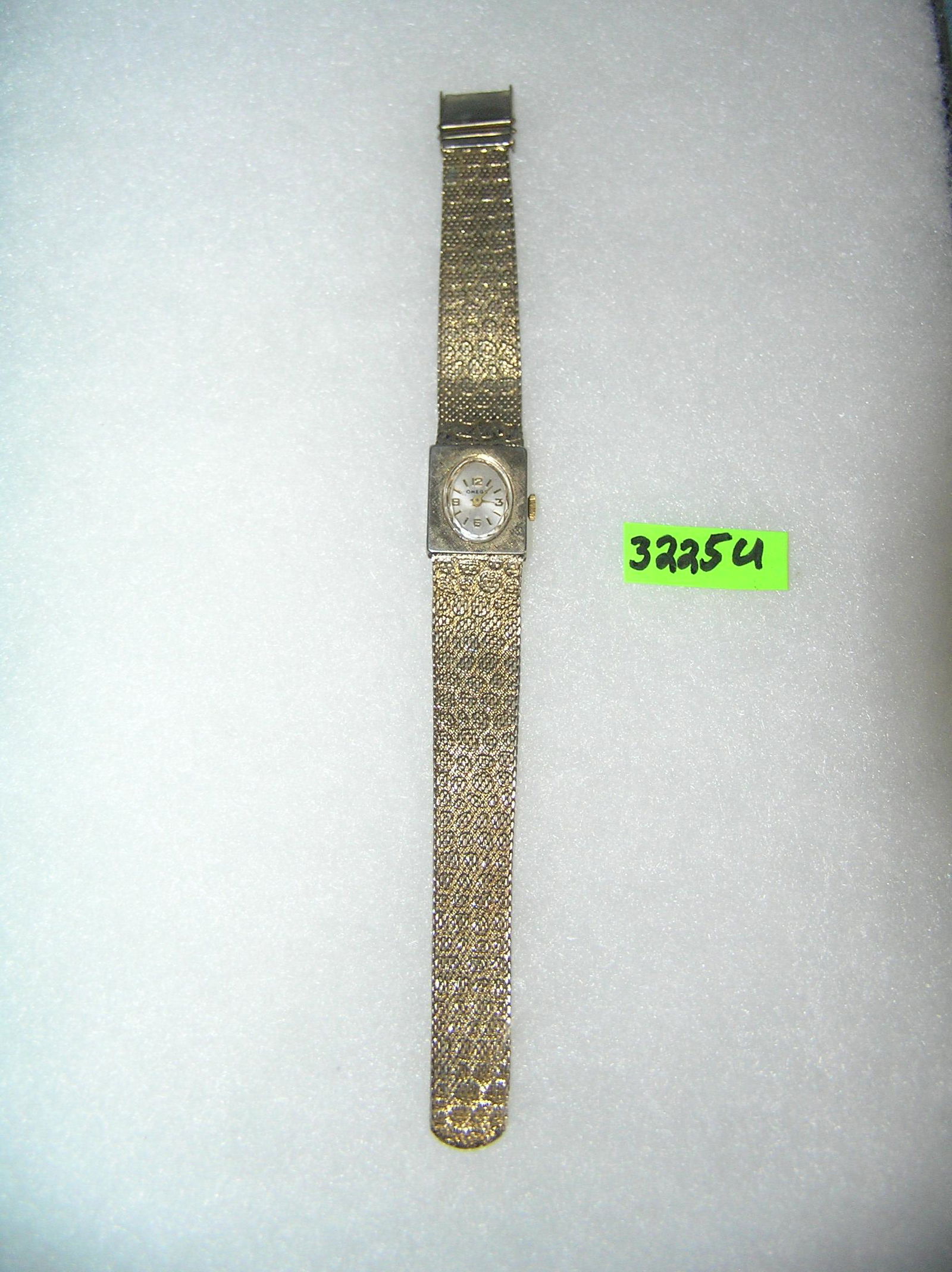 Omega gold tone wrist watch: Omega gold tone wrist watch est. value $200.00-$300.00