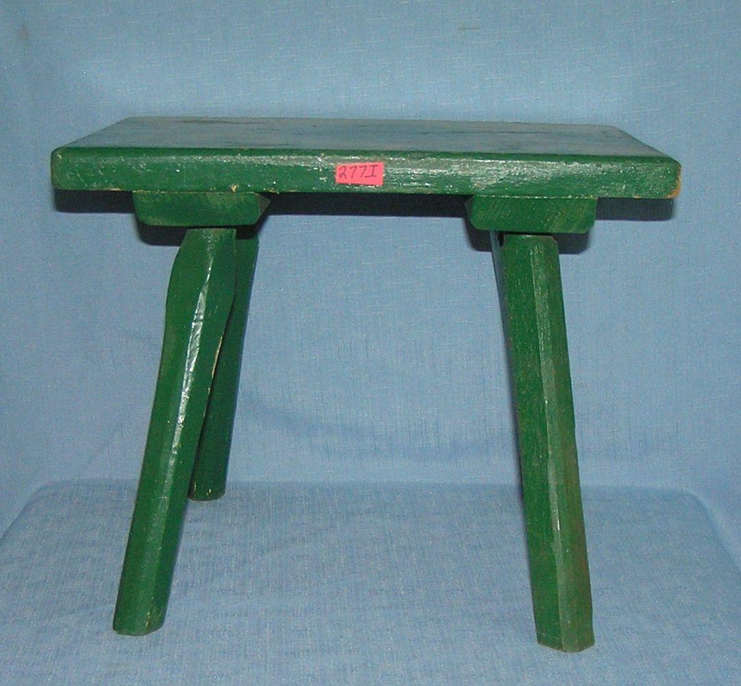 Antique painted bench circa early 1900's: Antique painted bench circa early 1900's est. value $100.00-$125.00