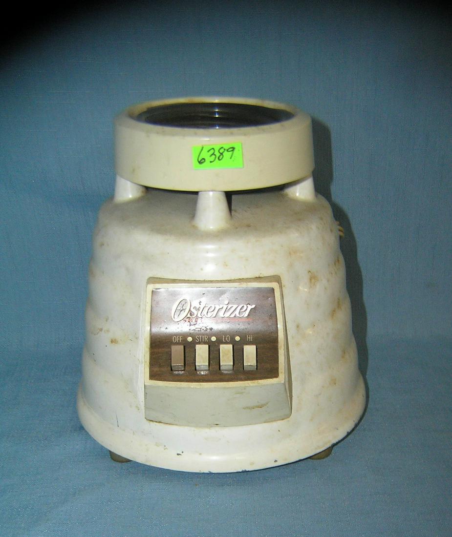 Vintage Oster blender with base unit: Vintage Oster blender with base unit est. value $40.00-$50.00